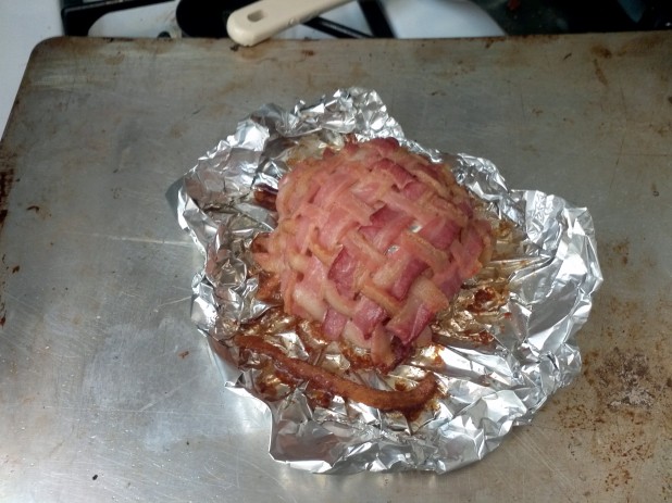 Mostly done bacon bowl