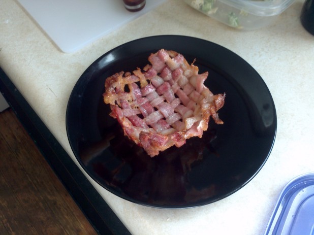 Finished Empty Bacon Bowl