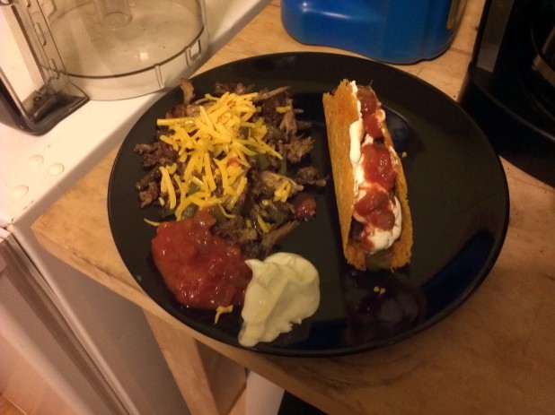 Taco de queso