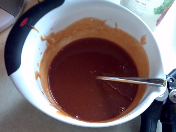 Mix up the BBQ sauce