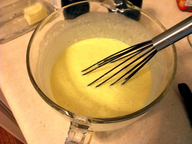 Whisk the ingredients together