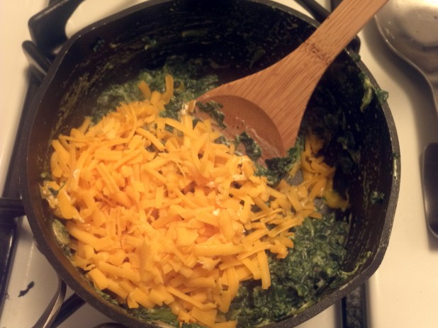 Cheese and Spinach