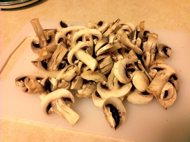 Chopped Mushrooms