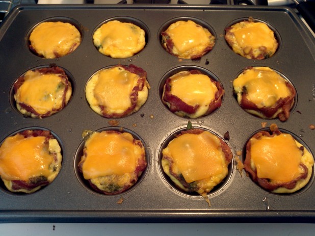 Finished Bacon Muffins