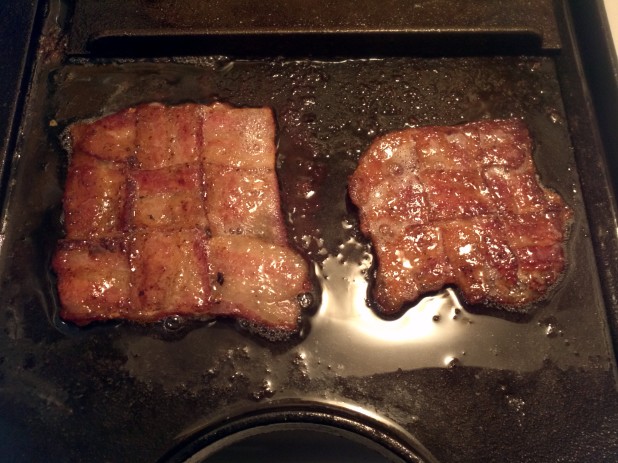 Finished Bacon Weave