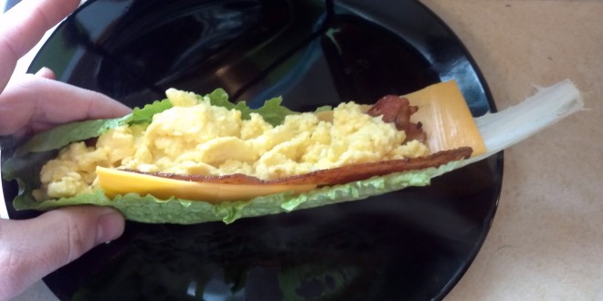 Lettuce Breakfast Taco