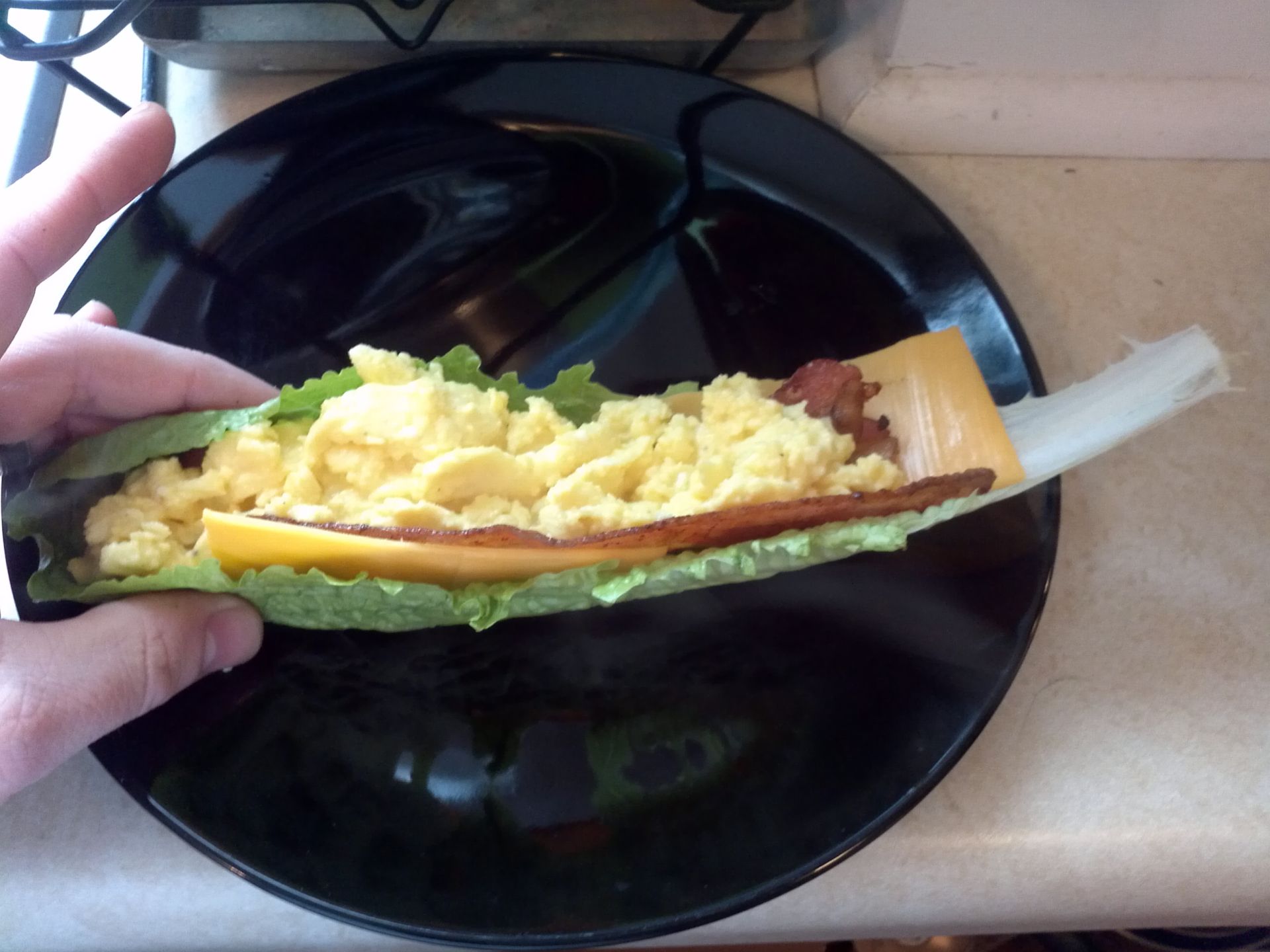 Lettuce Breakfast Taco Caveman Keto