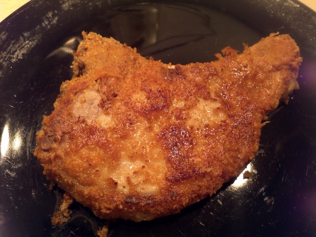 Parmesan Encrusted Pork Chops