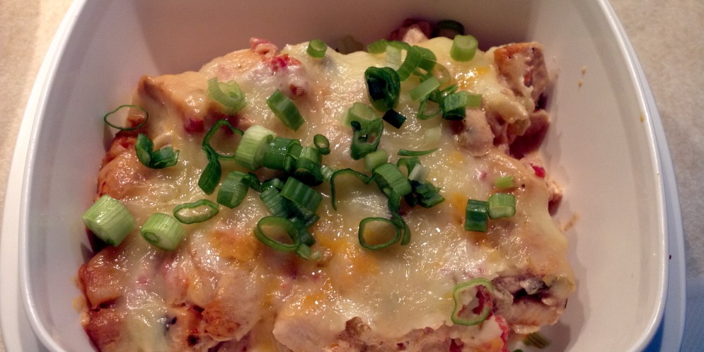 Cheesy Chicken Casserole - Caveman Keto