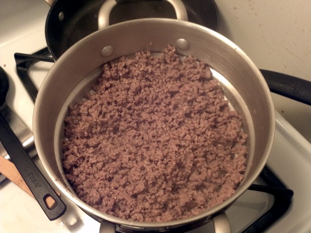 Drained Ground Meat