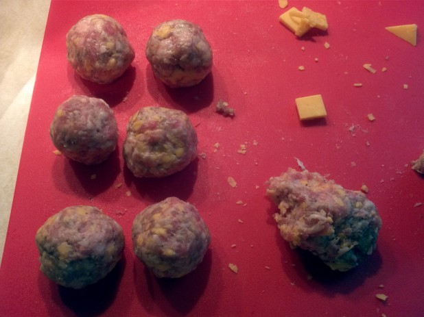 Sausage balls assembly
