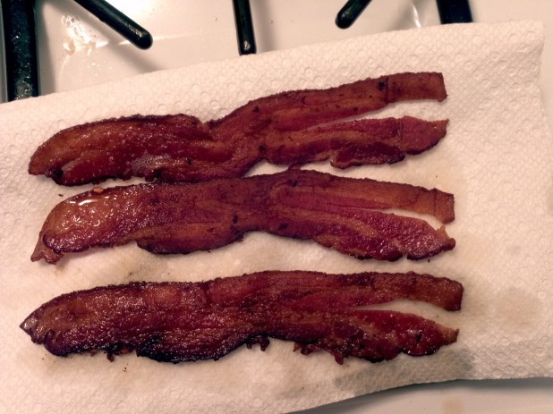 Hard Cooked Bacon