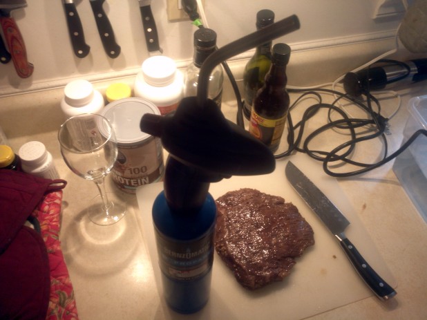 Blow Torch and Flank Steak