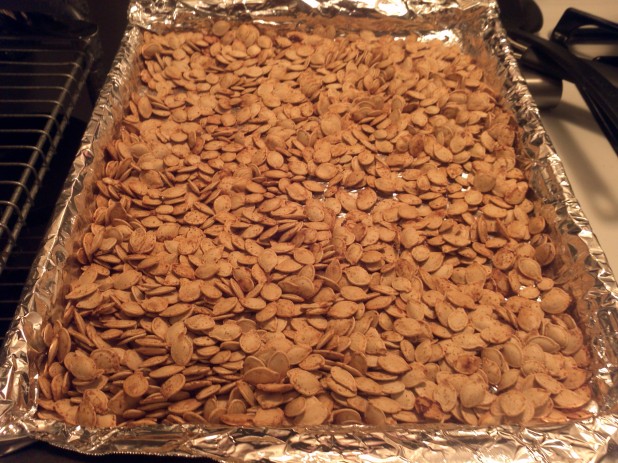 Finished Pumpkin Seeds