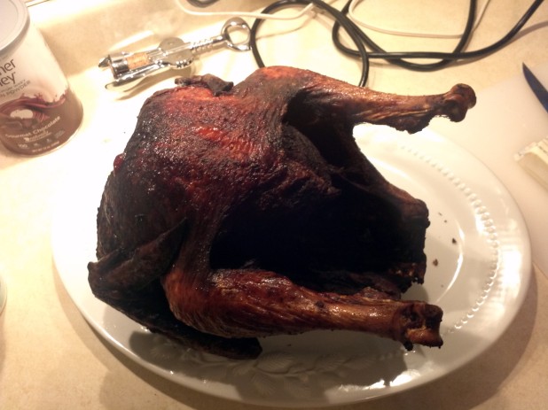 Finished Fried Turkey
