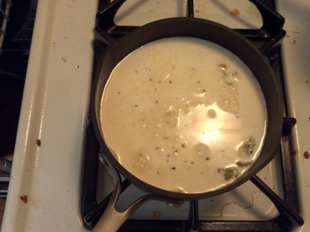 Cream and Turkey Broth for Giblet Gravy