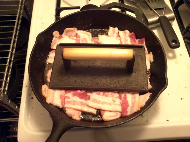 Bacon Press on Bacon Weave