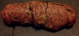 Finished Seared and Stuffed Flank Steak