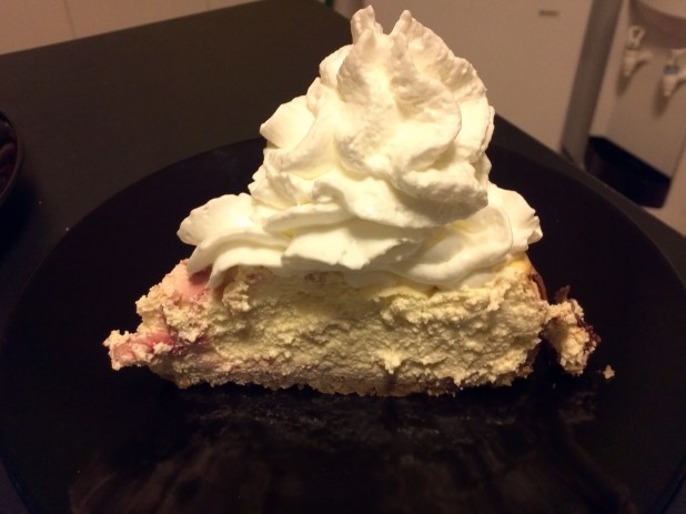 Finished Strawberry Cheesecake