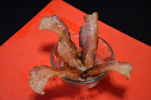 Bacon in Ramekin