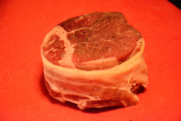 Bacon wrapped Filet Mignon