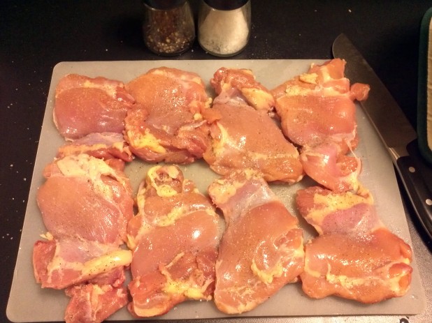 Salt and Pepper Chicken Thighs