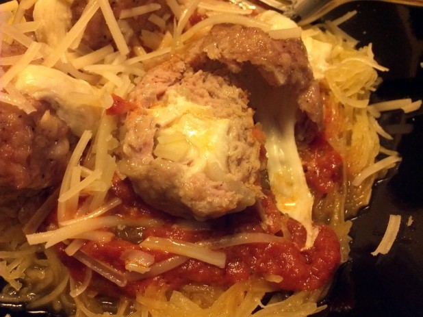 Money shot of Finished Meatballs