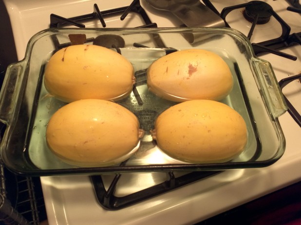 Spaghetti Squash Cooking