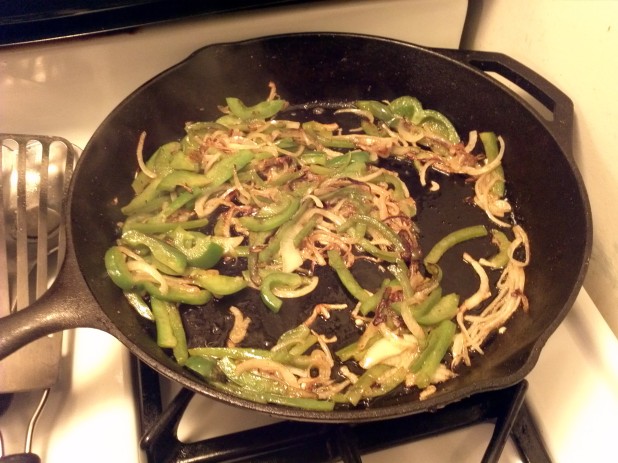 Browned Onions and Peppers