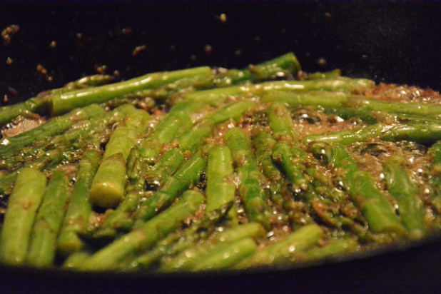 Finished Garlic Asparagus