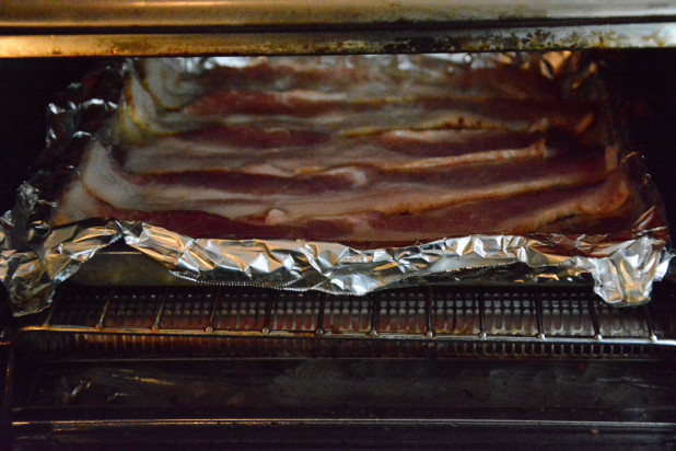 Cooking bacon