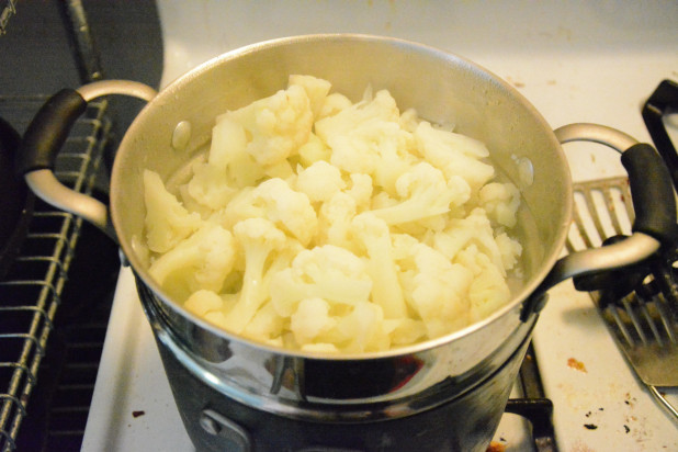 Draining Cauliflower