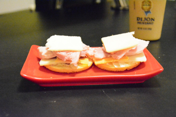 Ham Sandwich on Almond Bun Minis