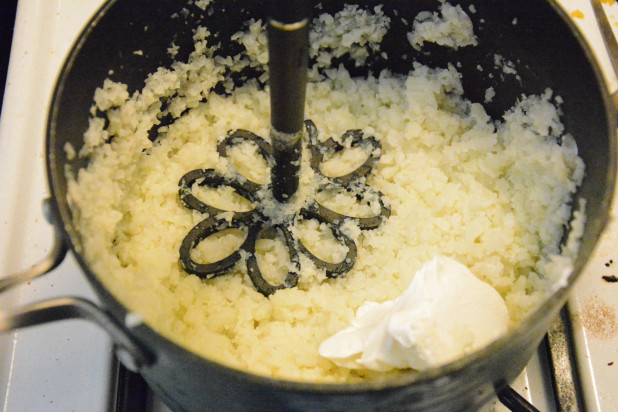 Mashing Cauliflower