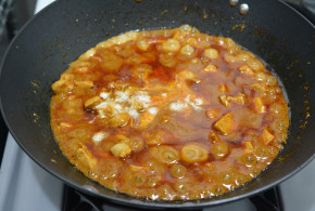 Curry with cream added