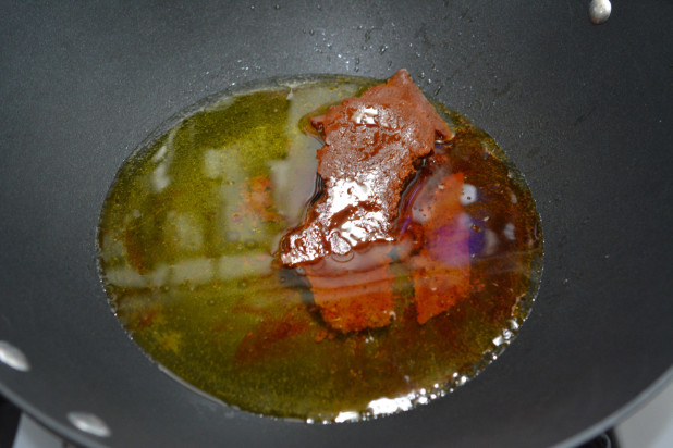 Melted Ghee and Curry Paste