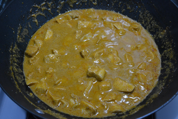 Finished Curry Chicken