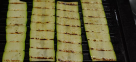 Grilling Zucchini Strips