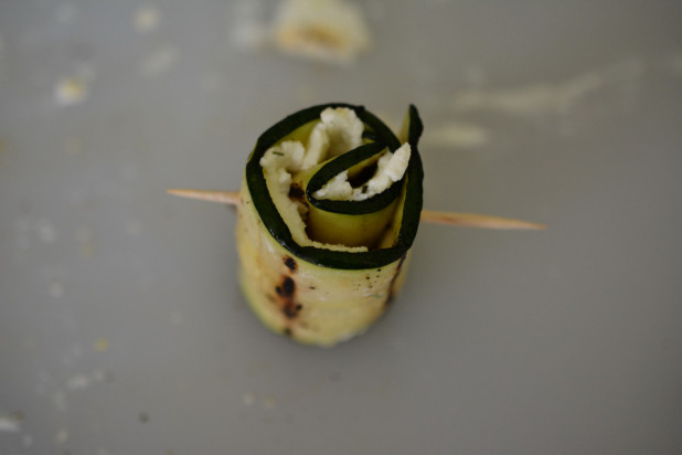Zucchini and Goat Cheese Wraps