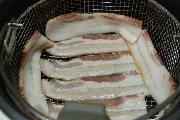 Bacon in the Fryer