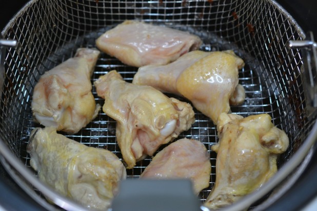 Chicken Wings ready for Fryer