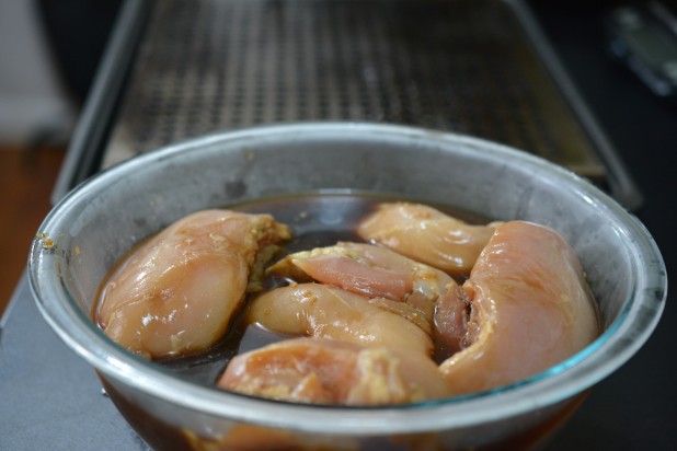 Tequila Chicken ready for the Broiler