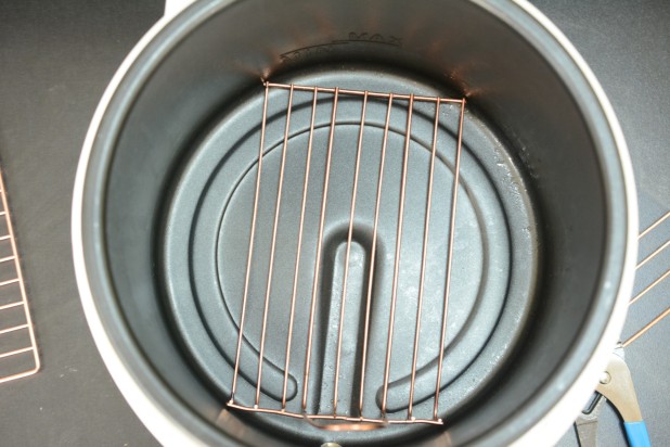 Bent Basket in Fryer