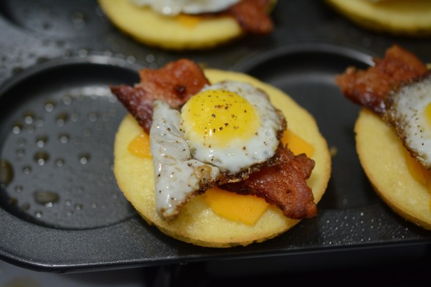 Open Faced Quail Egg Sandwich - Caveman Keto