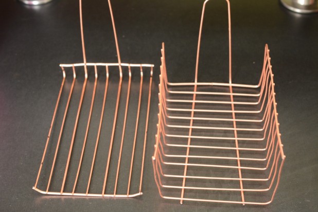 Two parts of Grill Basket