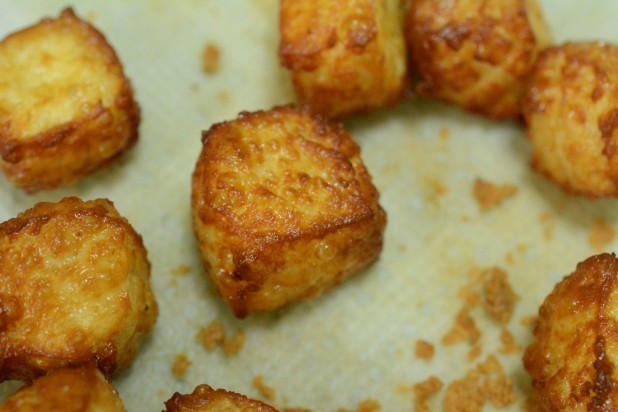 Fried Cheese Cube