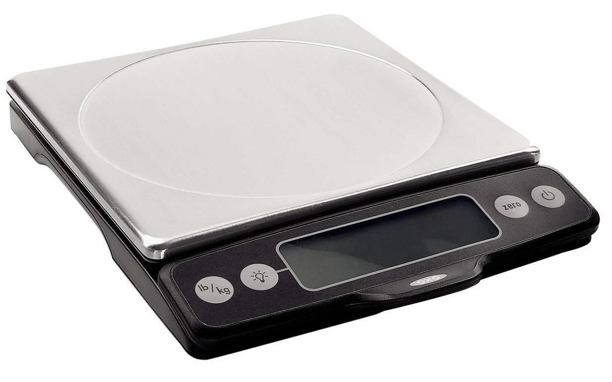 NEW OXO Good Grips 5 LB Food Scale w/Pull-Out Display, Black NIB