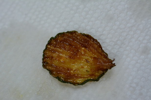 Fried Thin Ruffle Cut Zucchini