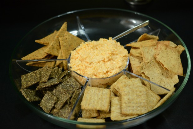 Lizzie's Cheese Dip with Crackers