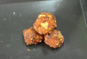 Fried Cheesy Sausage Balls
